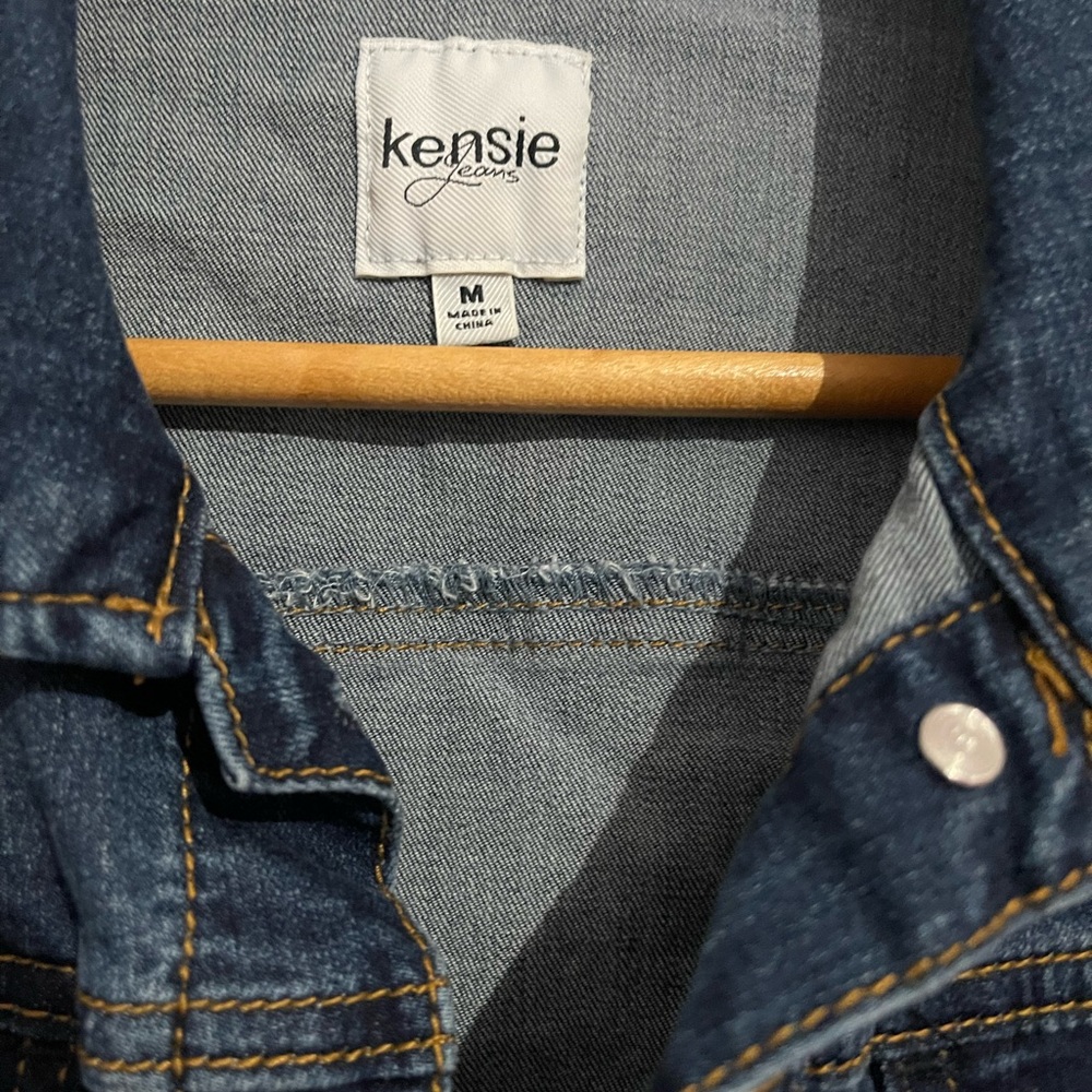 Kensie Kids Dark Blue Jean Jacket - Picture 3 of 3